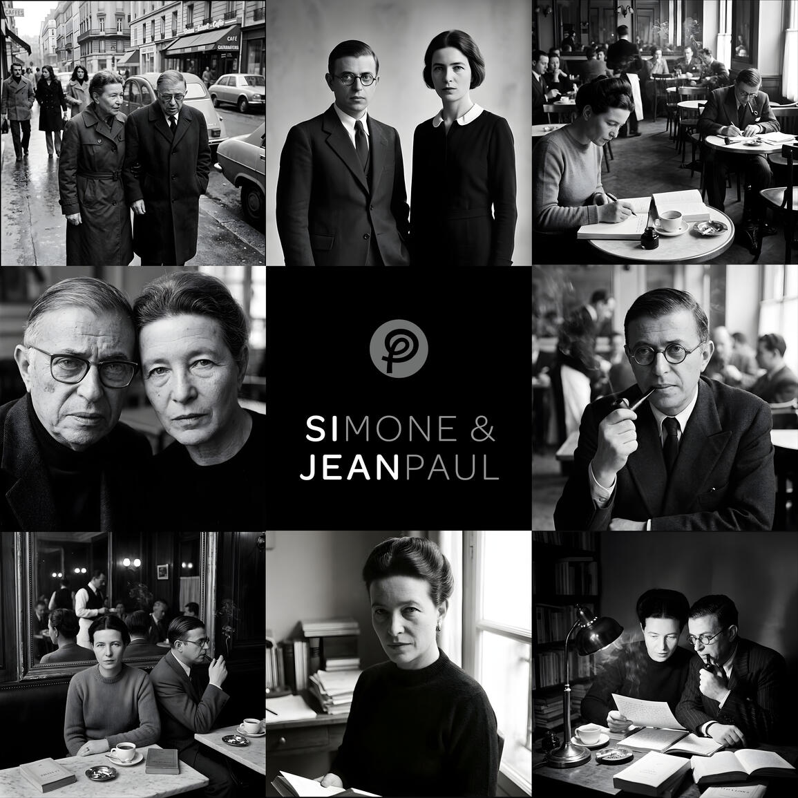 Simone de Beauvoir & Jean-Paul Sartre