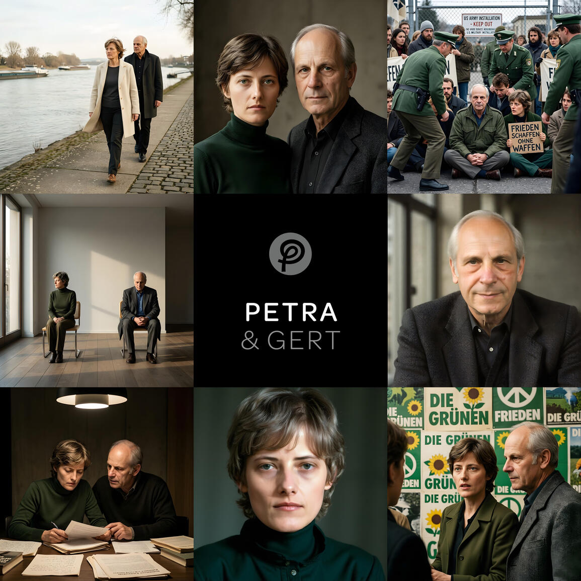 Petra Kelly & Gert Bastian